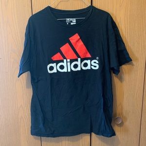 🌸 3/$20 Adidas Black and Red Shirt
